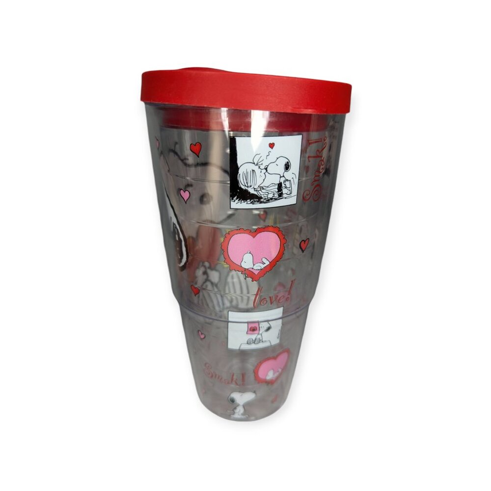Tervis x Peanuts Valentine's Red Snoopy 24 oz Tumbler with Red Lid - Picture 4 of 10